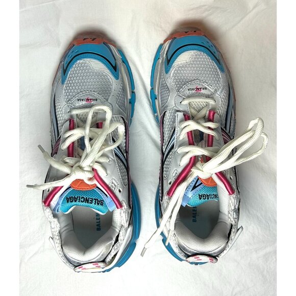 $1,190 Balenciaga Runner Sneakers Mens EUR 41 US 8 Multicolor Mesh & Leather - Picture 1 of 5